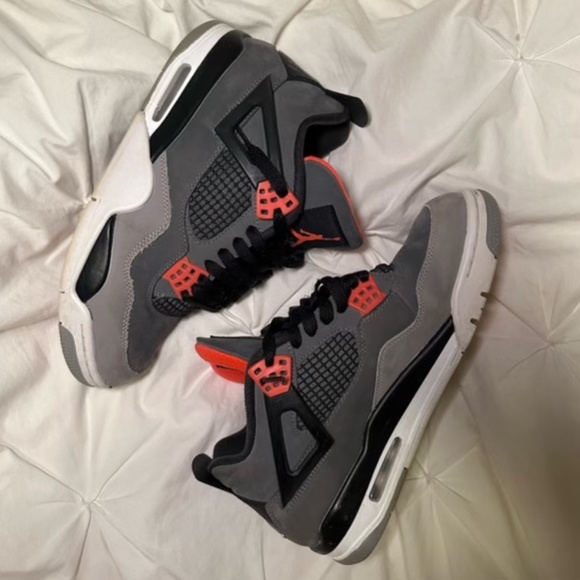 Nike Air Jordan 4 Retro Infrared Gr 8.5 - Picture 5 of 8